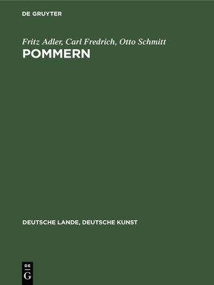 cover image of Pommern